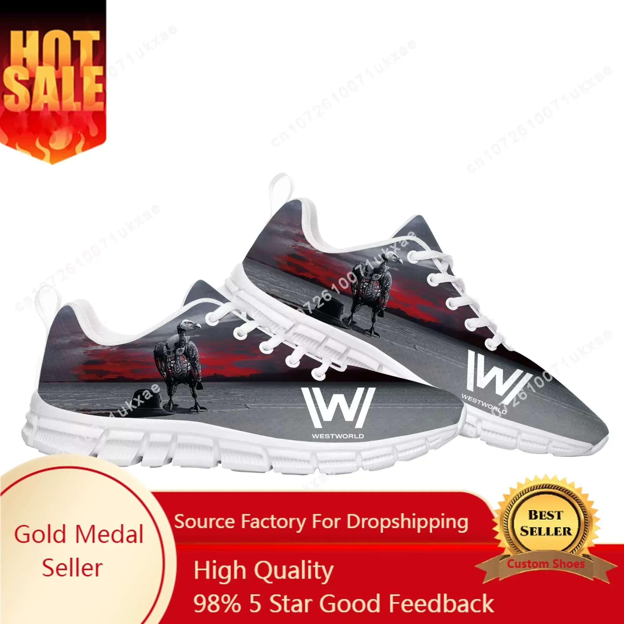 

Westworld Sports Shoes Mens Womens Teenager Kids Children Sneakers High Quality Casual Sneaker Couple Custom Shoes