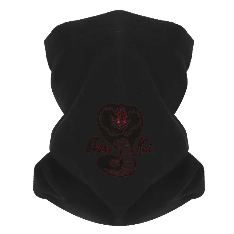 Snake head Cobra Kai martial art Men Outdoor Scarf Mask Neck Gaiter Hat Women cap Headgear Windproof Keep Warm Winter Multifunct