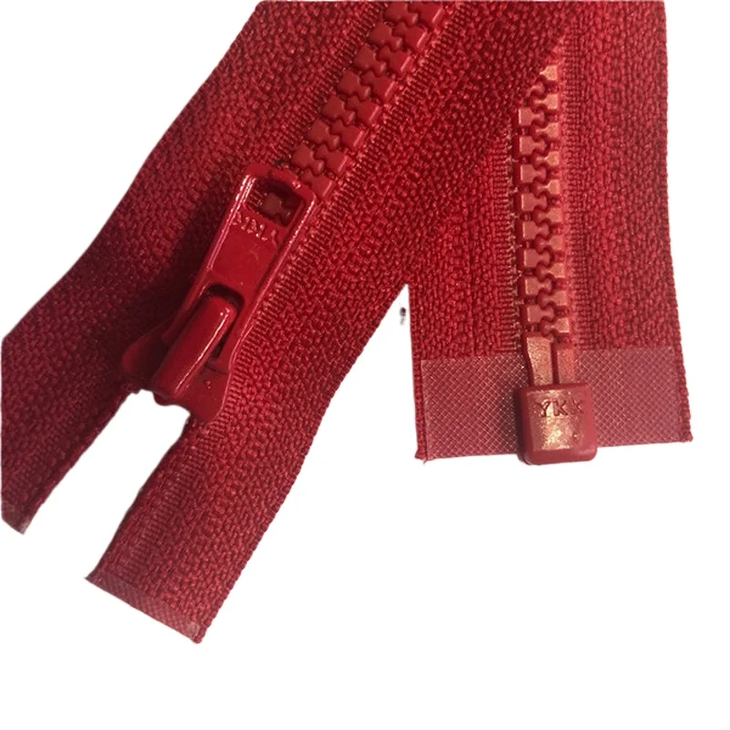 

10 шт./партия 3 # YKK молния из смолы с одним открытым концом красный серый черный для детей куртка пальто Одежда Швейные аксессуары