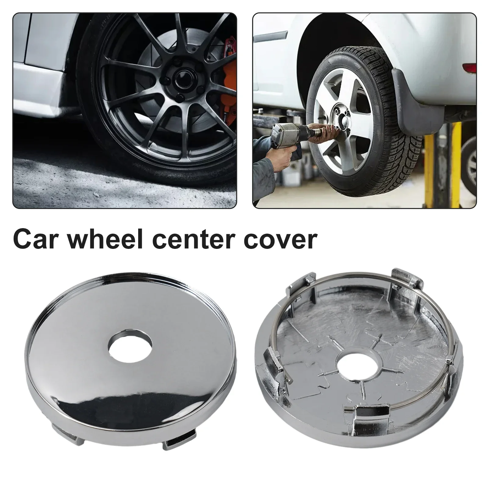 

4pcs/Set 56/60mm Car Wheel Center Hub Caps Universal ABS Vehicle Tyre Tire Rim Cover Protector Decorations