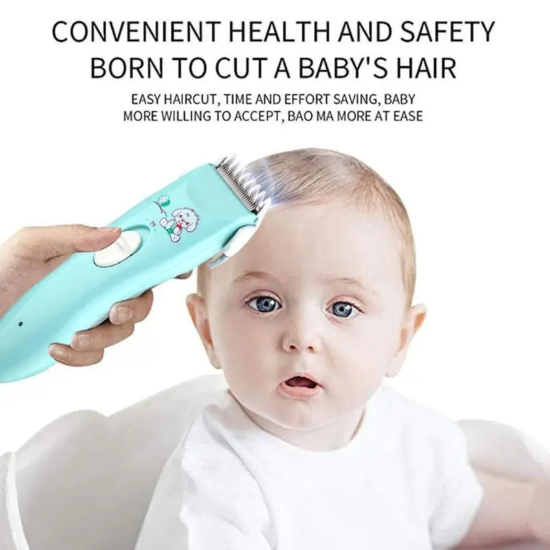 NEW Baby Hair Trimmer Electric Hair Clipper USB Baby Shaver Cutting Baby Care Cutting Rechargeable Quietkids Hair Cutting