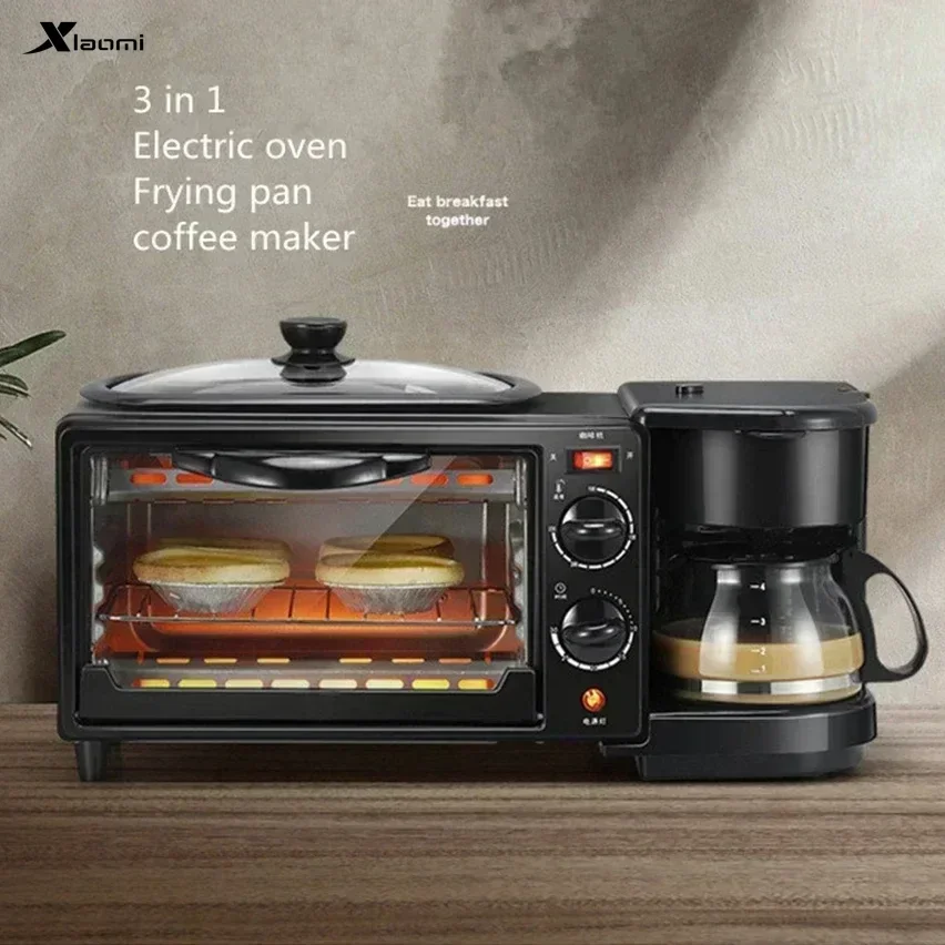 Home use 3 in 1 breakfast machine high volume toaster coffee machine oven kitchen oven kitchen appliances