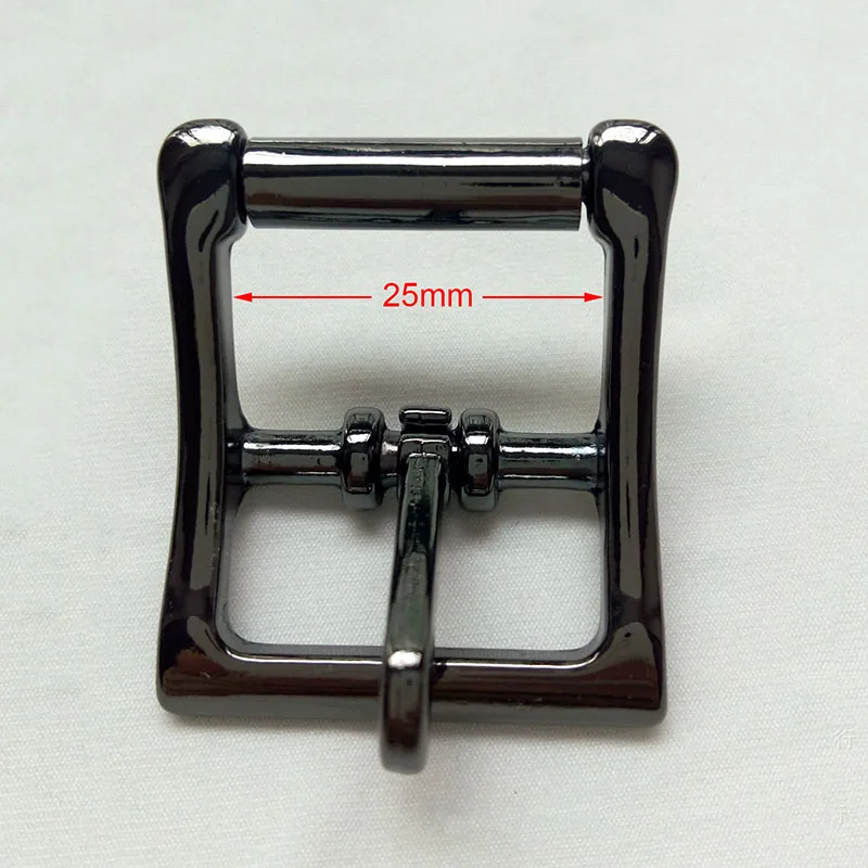 4pcs 25mm Locking Buckles Buckle Leather Bag Metal Pin Buckle Center Bar Lock Garment Clasps DIY Hardware Accessories