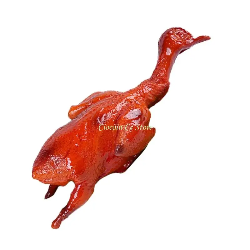 X90F Realistic Roasted Chicken Model Realistic Artificial Roast Duck For Photography And Restaurant Store Display