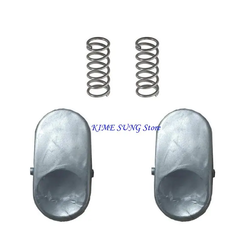 

L5BD 2 Set Replacement Silver Tool Catches Vacuum Cleaner Part Dust Bucket Button Suitable for Various Models Vacuum Cleaner