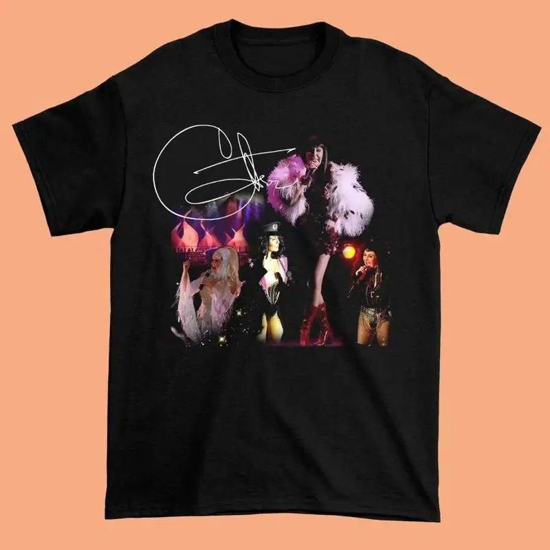 

Черная футболка всех размеров Inspired Cher Tribute For Family