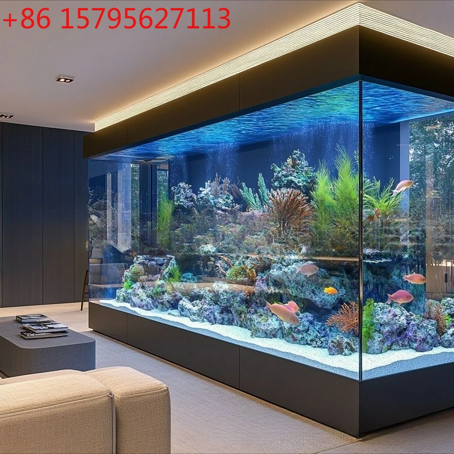 

Large acrylic hotel fish tank, hotel villa ornamental fish tank