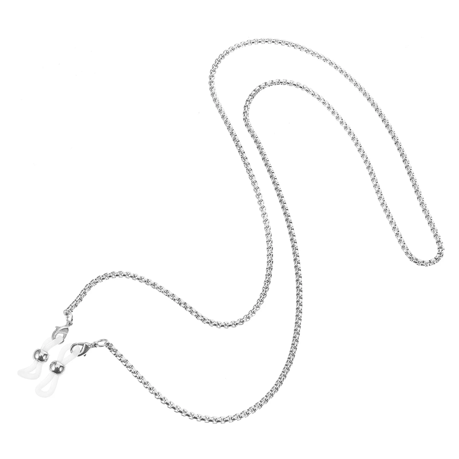 حامل نظارات من الفولاذ المقاوم للصدأ مضاد للانزلاق للنساء، سلسلة نظارات من الفولاذ المقاوم للصدأ، حبل للرياضات الخارجية