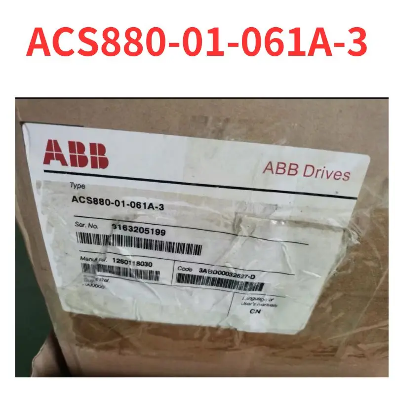 

90% new ACS880-01-061A-3 frequency converter tested OK