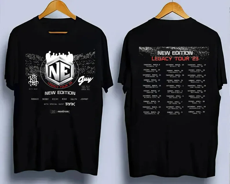 2023 New Edition Legacy Tour Shirt, Music Tour 2023 Shirt, New Edition Shirt