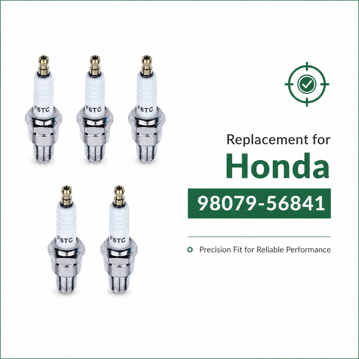 5Pcs Spark Plug Set For Honda GX120 GX160 GX200 GX240 GX270 GX340 GX390 GCV160 GCV190 Engine Replacement for NGK BP6ES