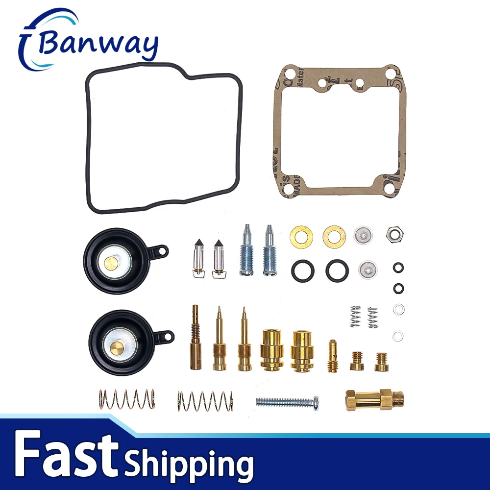 

Carburetor Repair Kit for Suzuki Intruder 800 VS800GL 1992-2004 1400 VS1400GLP 1993-2004 Set of 2