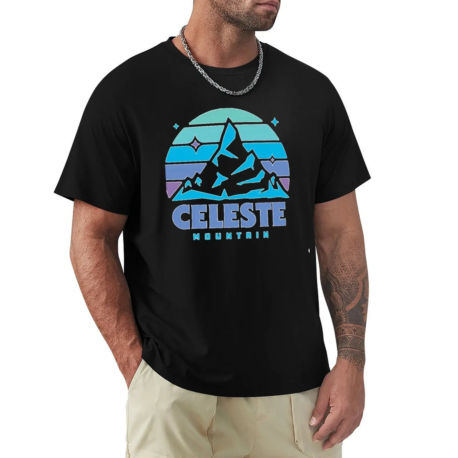 Celeste Mountain T-Shirt tees summer 2025 football t shirt tshirts for men