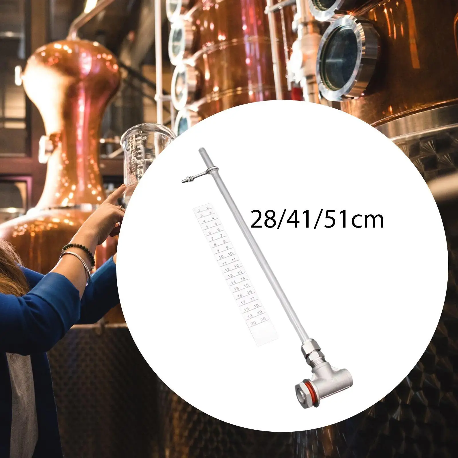 Water Gauge Tube Weldless Stainless Steel PC Kit for Beer Brewing Kettle Accessories DIY Measurement Equipment