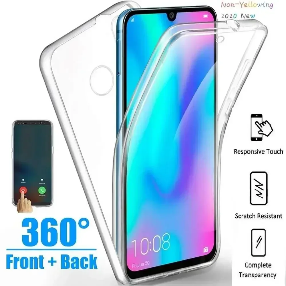 360 Case For Xiaomi Mi 14T 14 13T 13 12 12T 11 Lite 5G NE 12X 11T 11i Poco M5S X3 NFC M3 X5 Pro F3 Shockproof Double Clear Cover