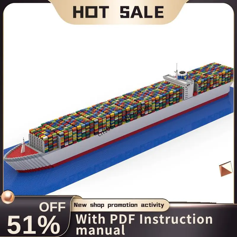

Новый 10096 шт. Moc контейнер корабль городской порт модульная модель Diy Technology кирпичи Diy творческие идеи детские игрушки подарок строительные блоки