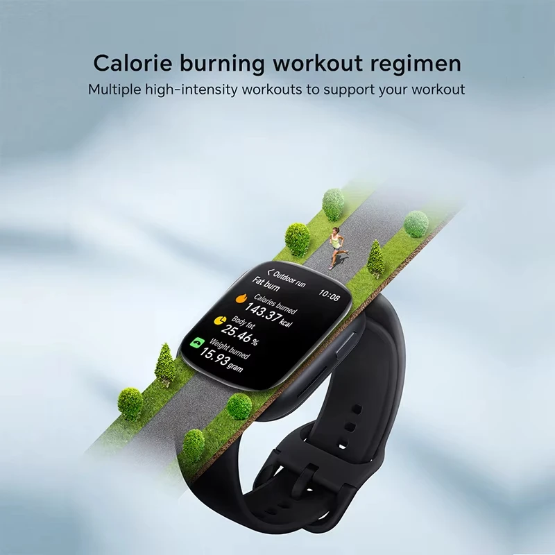 Honor Watch 4 ساعة ذكية مع 1.75 بوصة AMOLED مراقب معدل ضربات القلب والنوم والإجهاد حزام ساعة رياضي بعمر بطارية 14 يومًا #4