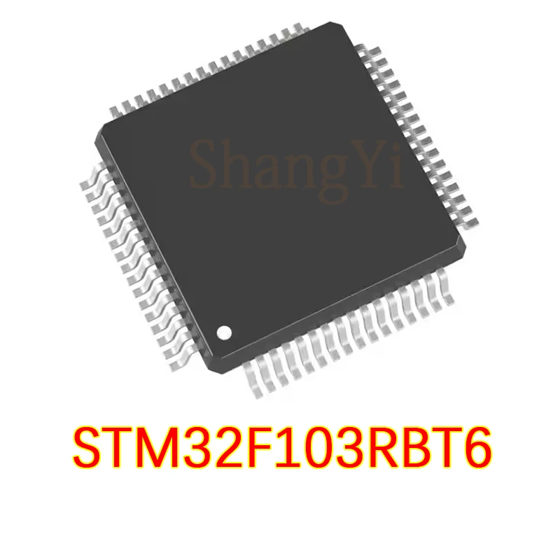1 Pçs/lote STM32F103RBT6 M3 LQFP64
