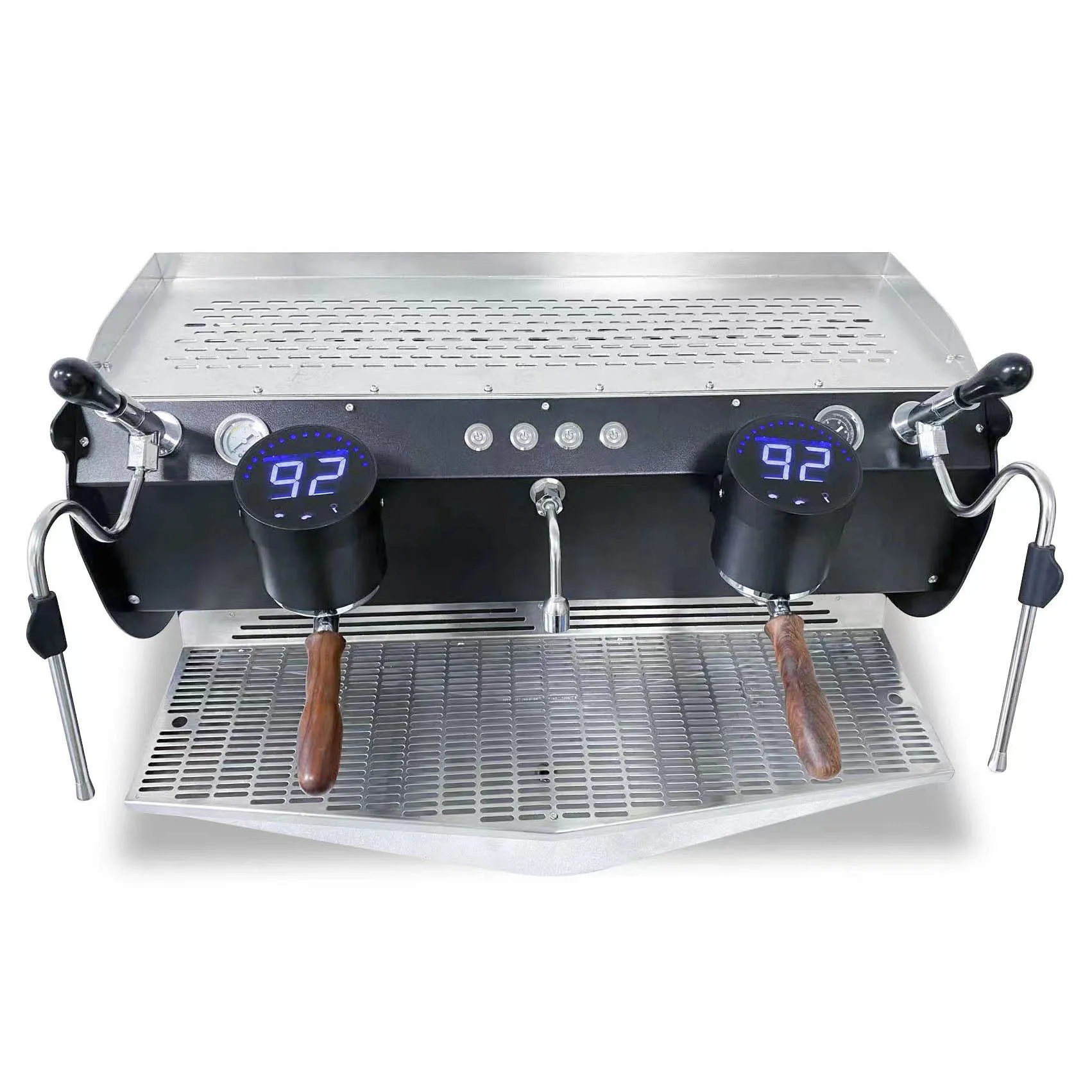 Commercial Double Group Espresso Coffee Machine 11L Triple Boilers Coffee Machine Cappuccino Coffee Maker Espresso Machine