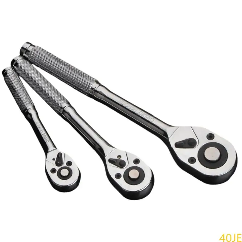 

40je 3pcs Авто ремонтный инструмент Quick Ratchet Harench 3/8 1/4