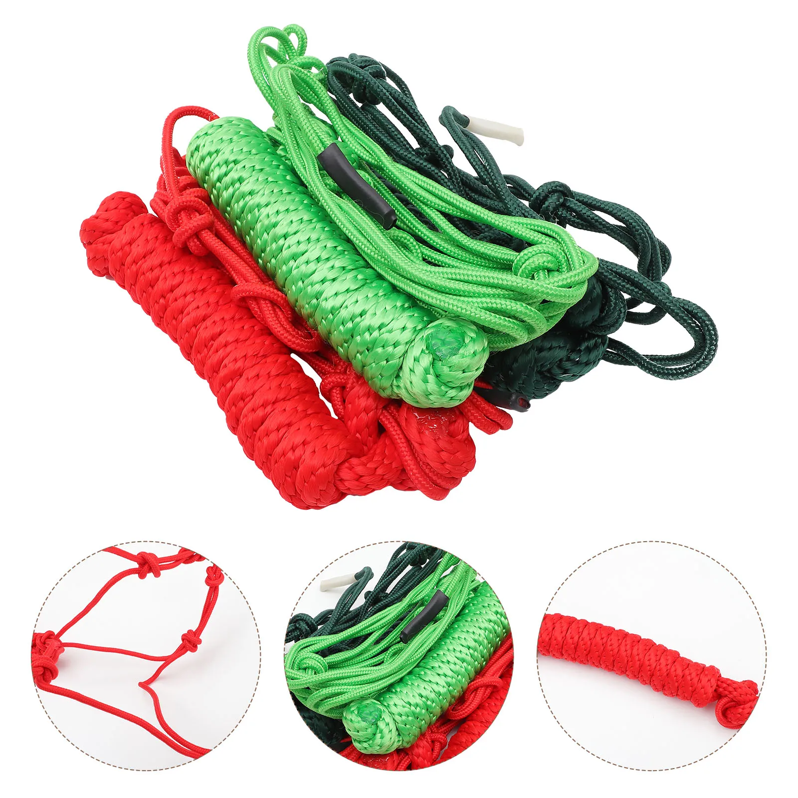 تصميم حبل مضفر على شكل حصان، رسن تدريب محمول مقاوم للاهتراء، معدات ركوب الخيل في الهواء الطلق