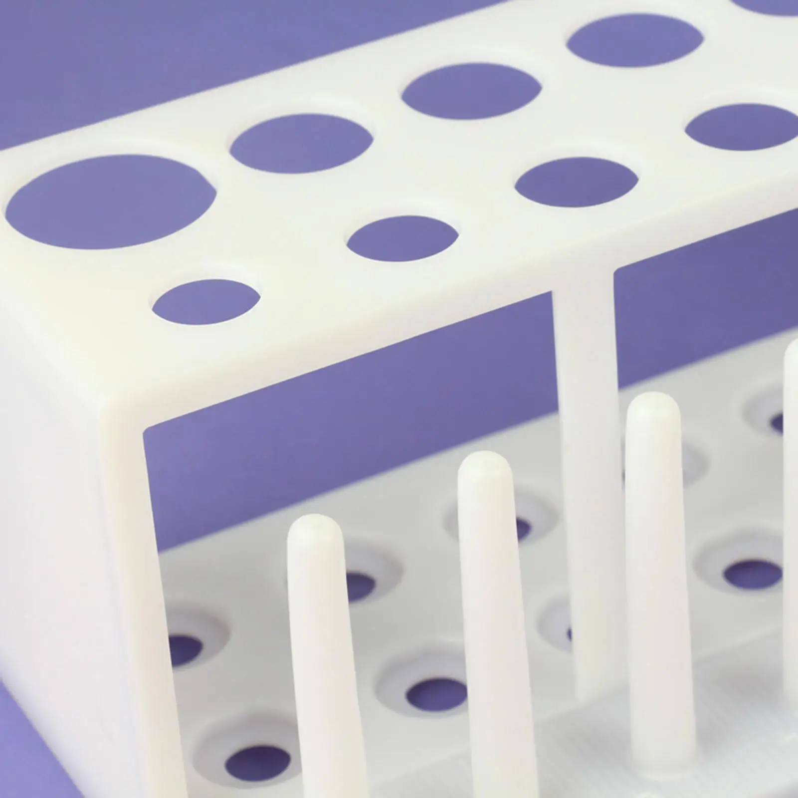 Science Test Tube Stand 19 Holes Multipurpose Centrifuge Tube Holder for DIY Science Sample Collection Sampling Tube Storage