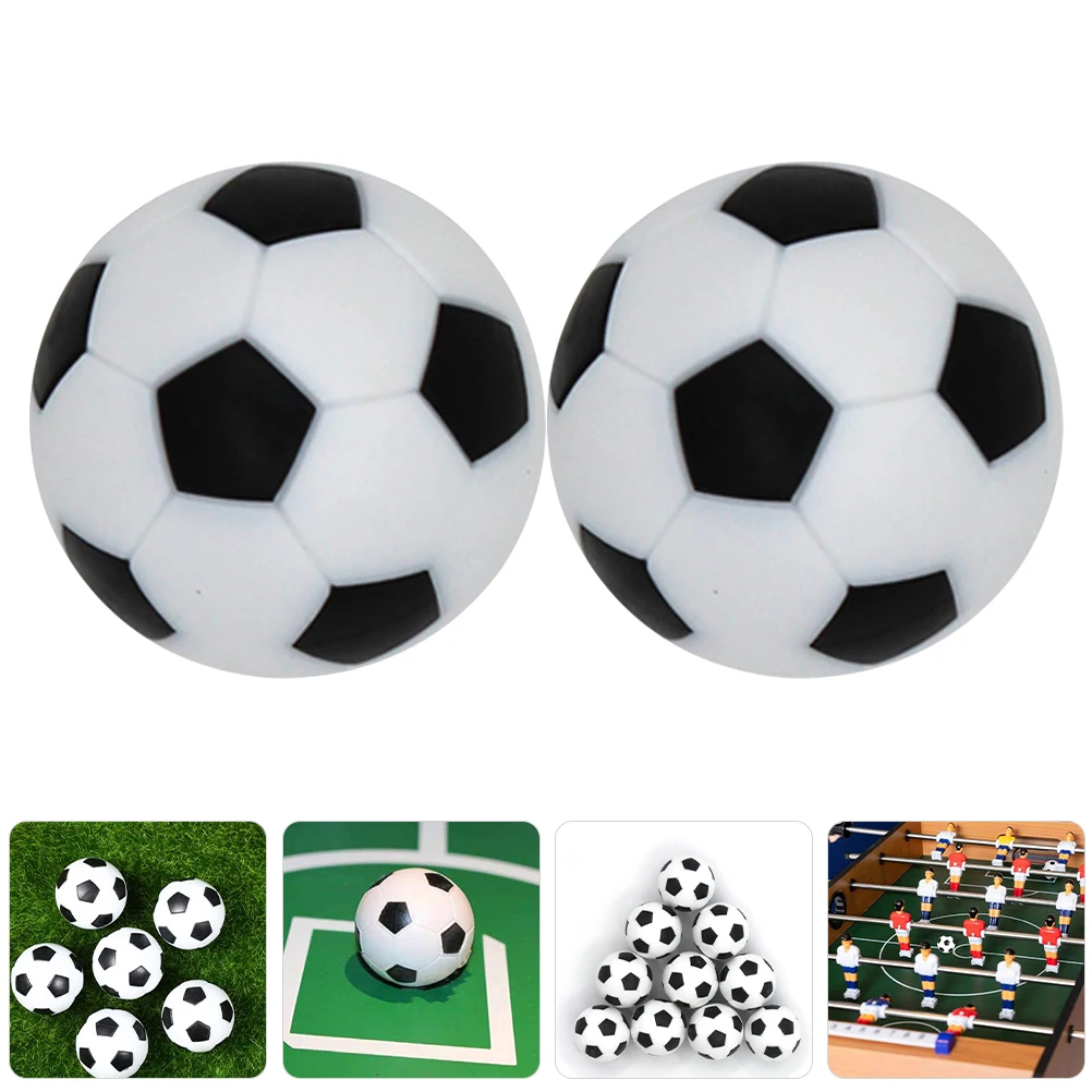 

12pcs 23mm Mini Foosball Table Balls Black White Stable HIPS Material Smooth Football Replacements Game