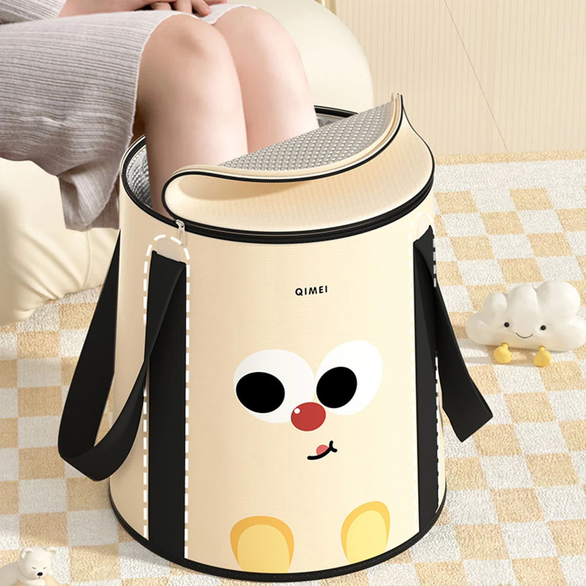 

Multifunctional Foot Bucket for Travel Foldable Foot Soaking Bag Portable Bathtub for Dormitory Leg Steaming Foot Spa Basin Home