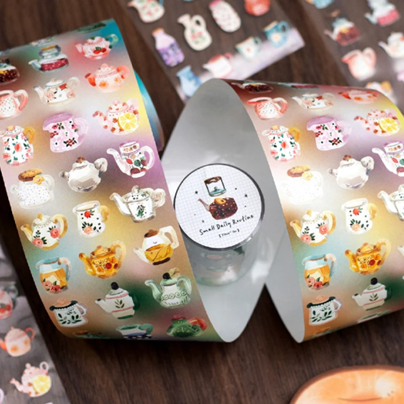 Mr Paper 2Rolls/bag Little Everyday Series Die Cut Tape Cute Mini Element Stickers DIY Handbook Diary Notebook