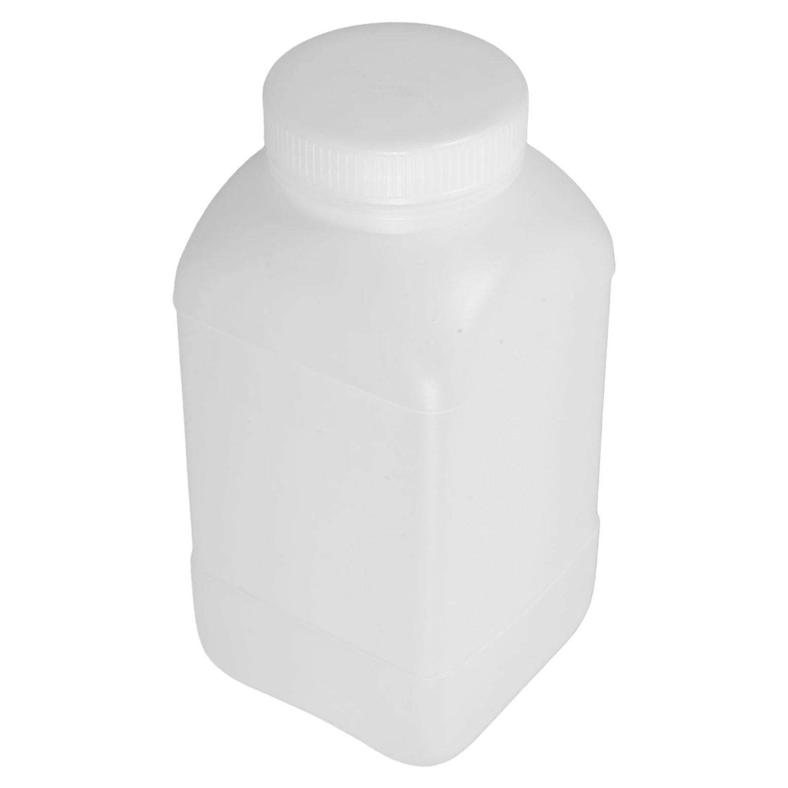 

2pcs 1000ml Square Wide Mouth Reagent Bottle Plastic Lab Bottles Leak Proof Storage Containers for Chemicals White Chemical