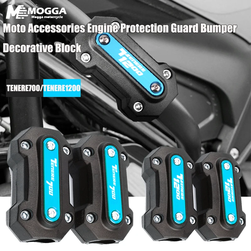 

MOTO For Yamaha Tenere700 Tenere1200 Tenere 700/1200 XTZ700 XTZ T7 Rally World Raid Bumper Guard Engine Protection Block Crash