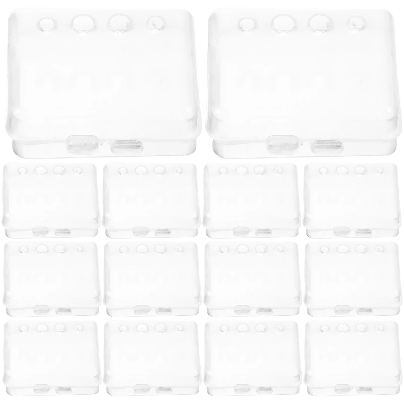 

20pcs Toothbrush Covers Straw based Travel Household Dust proof Plastic Caps al Toothbrush Covers Caps Hygiene Protectors