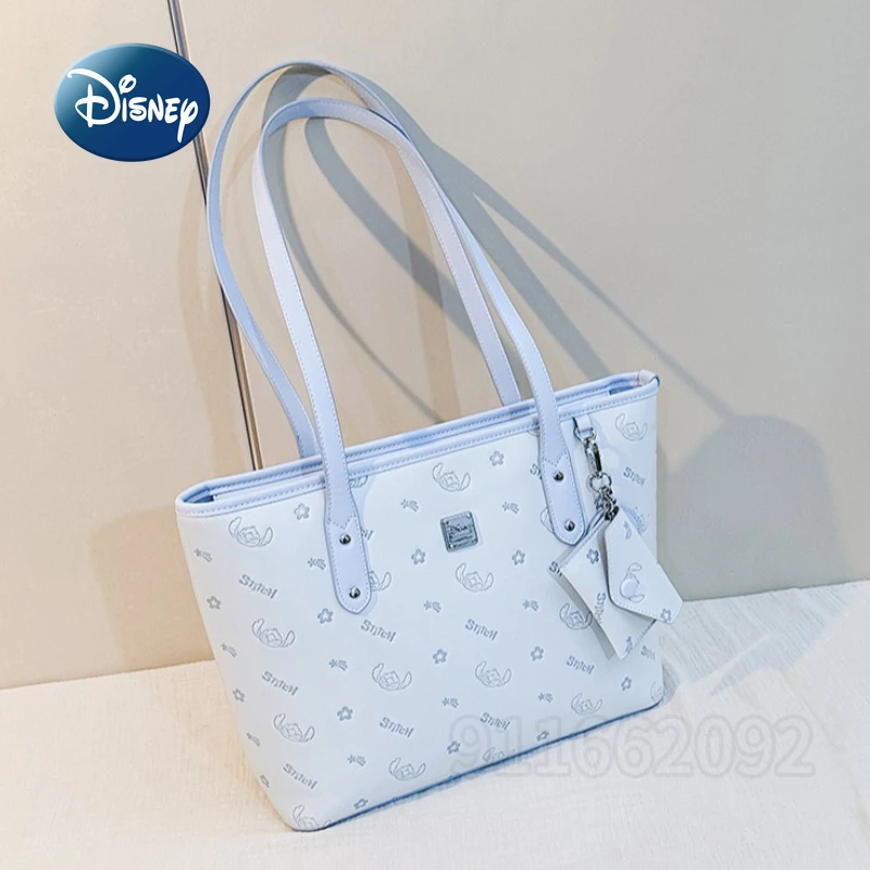 

Disney Stitch New Women's Handbag Cartoon Fashion Women's Shoulder Bag Large Capacity High Quality Luxury Casual Women's Bag