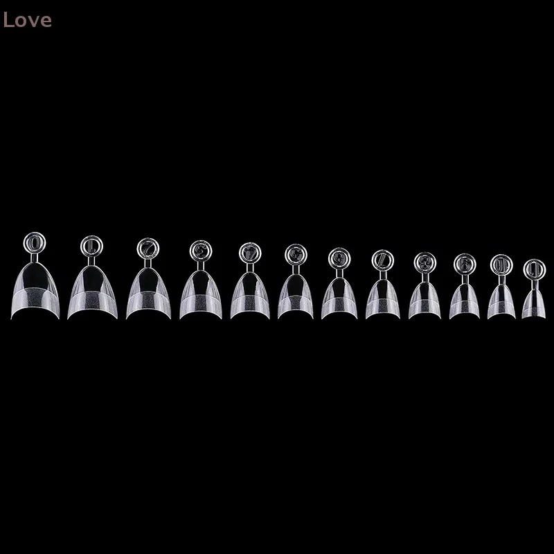 [L & P] 240 قطعة/صندوق الأظافر وهمية شبه ماتي الفرنسية اللوز الاكريليك قطرة الماء اللوز أظافر صناعية نصائح لتمديد تلميح مانيكير أداة