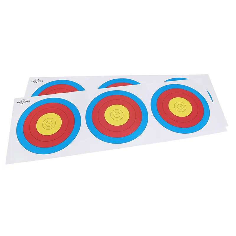 

10/20pcs Archery Target Paper International Competition Special for Compound Bow Recurve Shooting Paper Fit Training Accessory