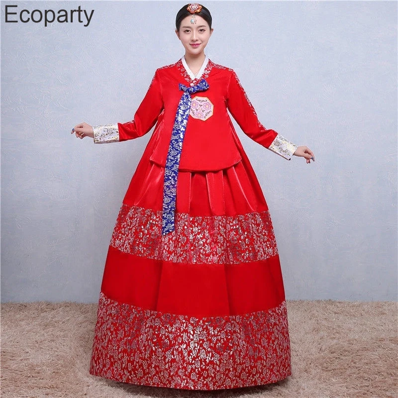 New Traditional Korean Clothing For Women Hanbok High-End Ancient Costume Female Luxury National Wedding Dress Perform Costumes