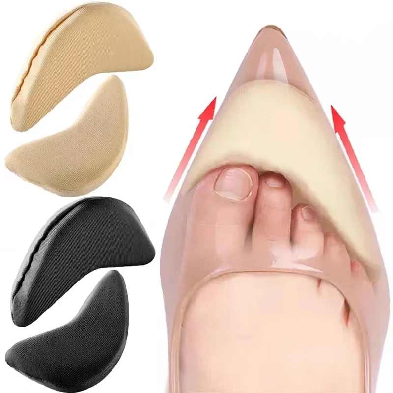 Sponge Forefoot Pads Women Pain Relief Inserts High Heel Insoles Reduce Shoes Size Filler Protector Adjustment Shoe Accessories