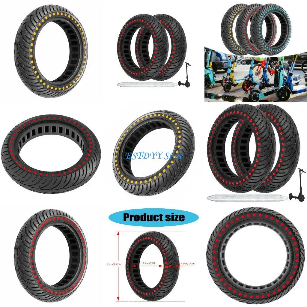 

G6DE 8.5In электрический самокат с твердым резиновым колесом Бескамерное колесо для самоката с твердой шиной