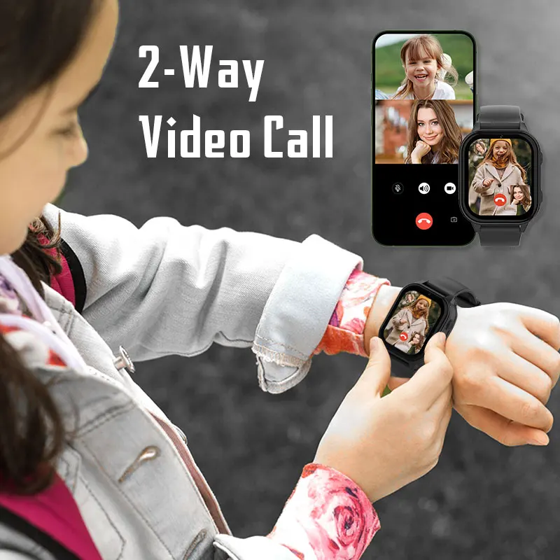 Reloj inteligente Wonlex para niños 4G SOS GPS reloj de pulsera Whatsapp KT19Pro Android8.1 con cámara de videollamada reloj inteligente para niños