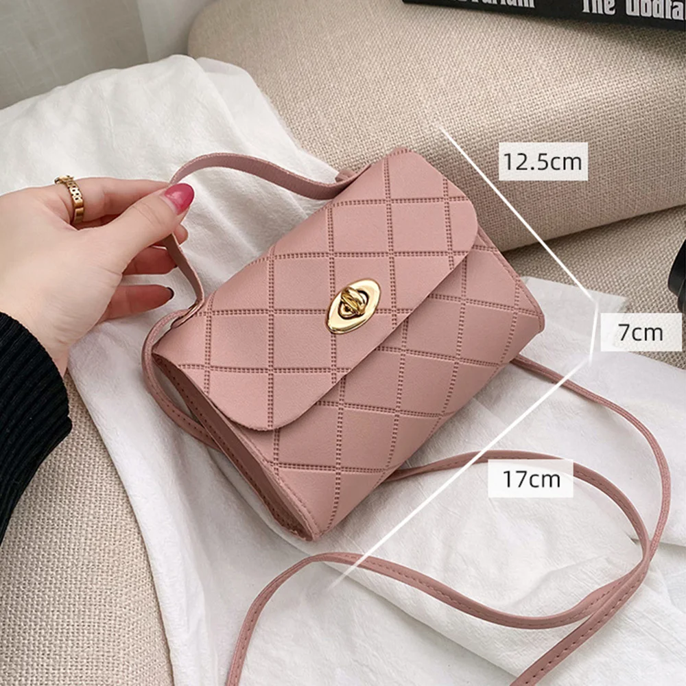 Fashion Small Messenger Bag For Women Trend Rhombus Female Shoulder Bag Casual Ladies Crossbody Bags Hot Sale Mini Handbags