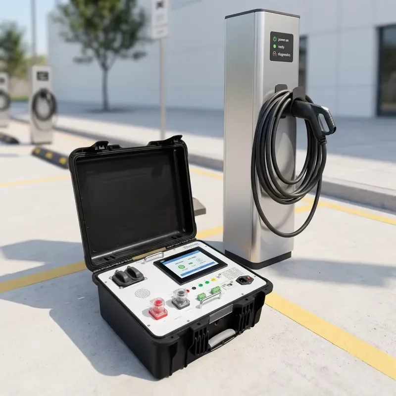Portable DC Charger Tester, DC Charging Station Function Test, CCS2 EV Simulator