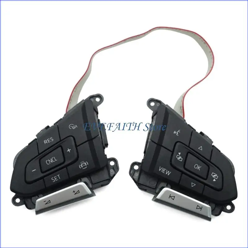 124B Sturdy Steering Wheel Command Interfaces ABS Build 30D959442H for Vehicle Use