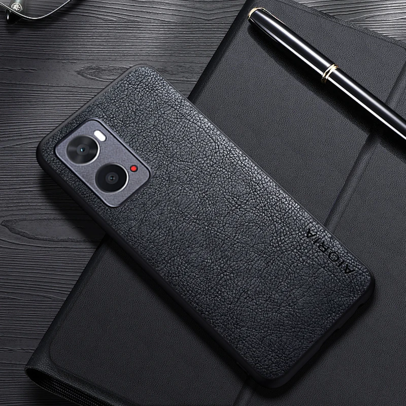 Case For Oppo A96 A36 A76 A77S A95 F19S A57S S57E 4G 5G Simple Design Luxury Leather Business Cover For Oppo A57 4G 5G Case