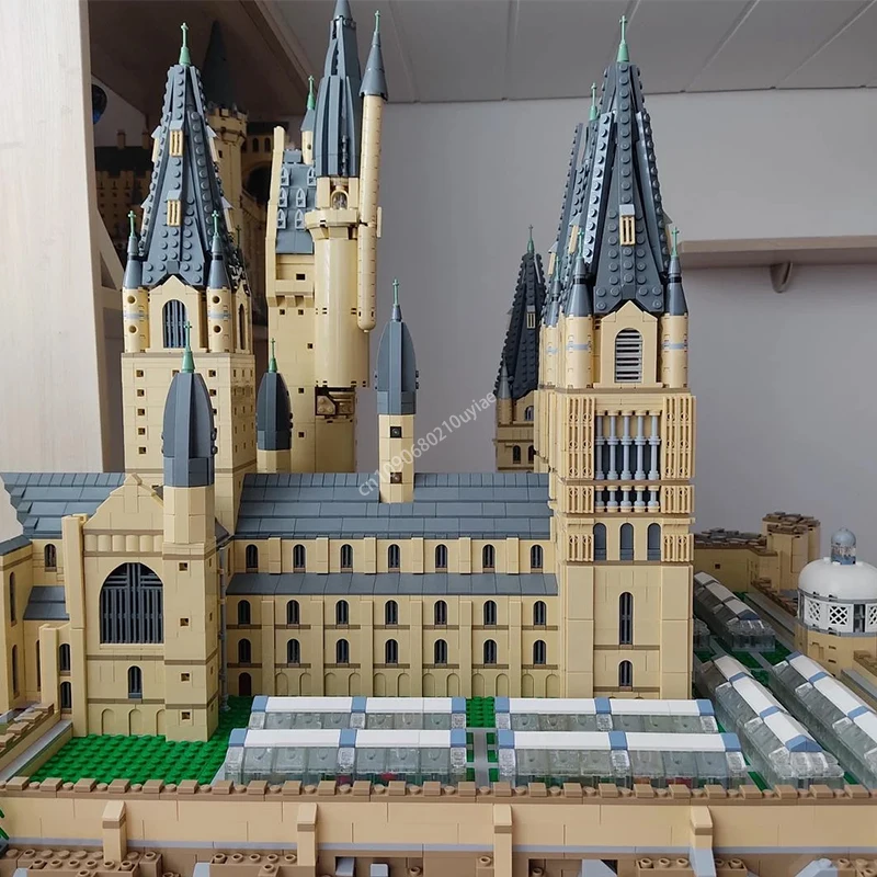 19371pcs Moc Magic Movie School Hogwart\'s Castle Epic Extension Model Architectural Building Blocks Bricks Assembly Toy Kid Gift