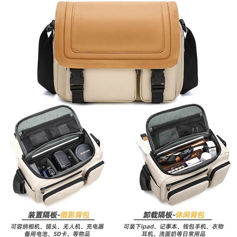 Camera bag SLR crossbody shoulder digital camera storage bag micro single lens handbag for Canon Sony