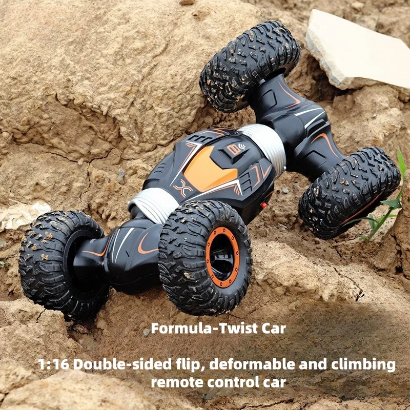 Stunt Flip Remote Control Cars High Speed Double-Sided Rolling Driving Climbing Off-Road Toy Deformation Remote Control Car