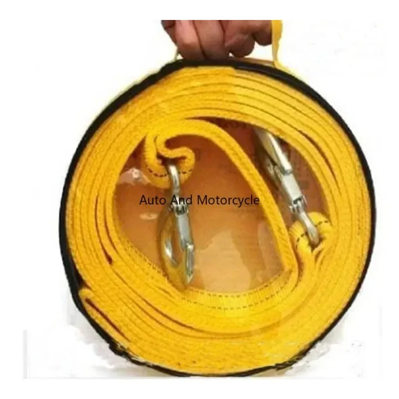 5 Ton 4 Meter Tow Rope for Truck Snatch Strap Off-road Towing Ropes Trailer Winch Cable Belt Car Traction 1pc