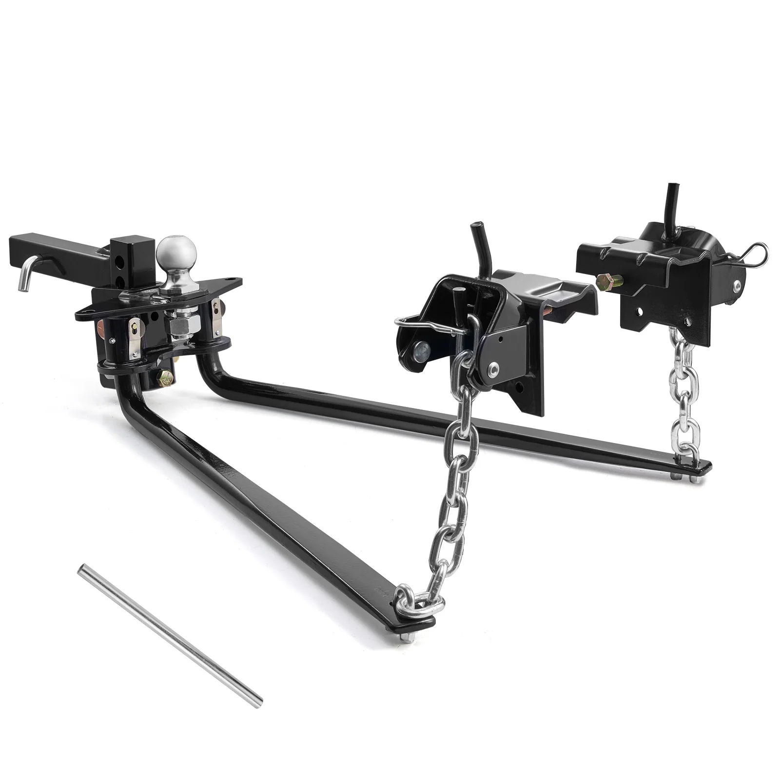 SucceBuy Weight Distribution Hitch 10000 lbs Max Towing with 2 inch Shank & 2-5/16 inch Ball Load Leveling Hitch for Trailers