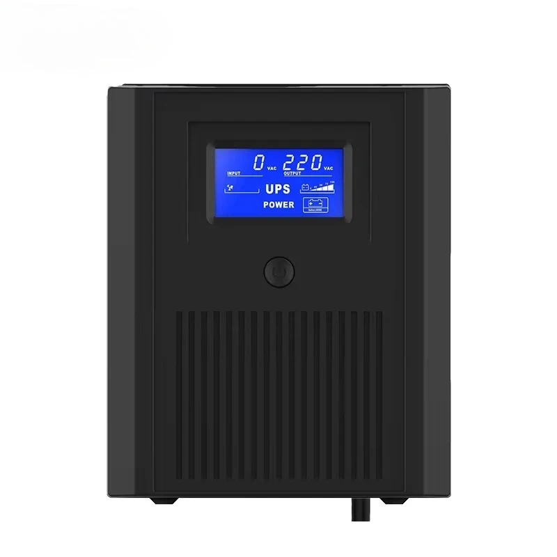 Sistema de Alimentación Ininterrumpida (UPS) de 1000VA, 2000VA, 3000VA con Batería Integrada de 12V 9Ah para Computadoras Portátiles y de Escritorio
