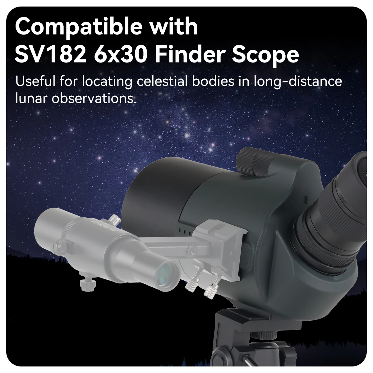 Svbony SV41Pro 28-84x80 Mak Teleskop-Spektiv mit Finder oder Kamera. Leistungsstarke wasserdichte FMC-Camp-Ausrüstung für die Sternenbeobachtung – Detail 14
